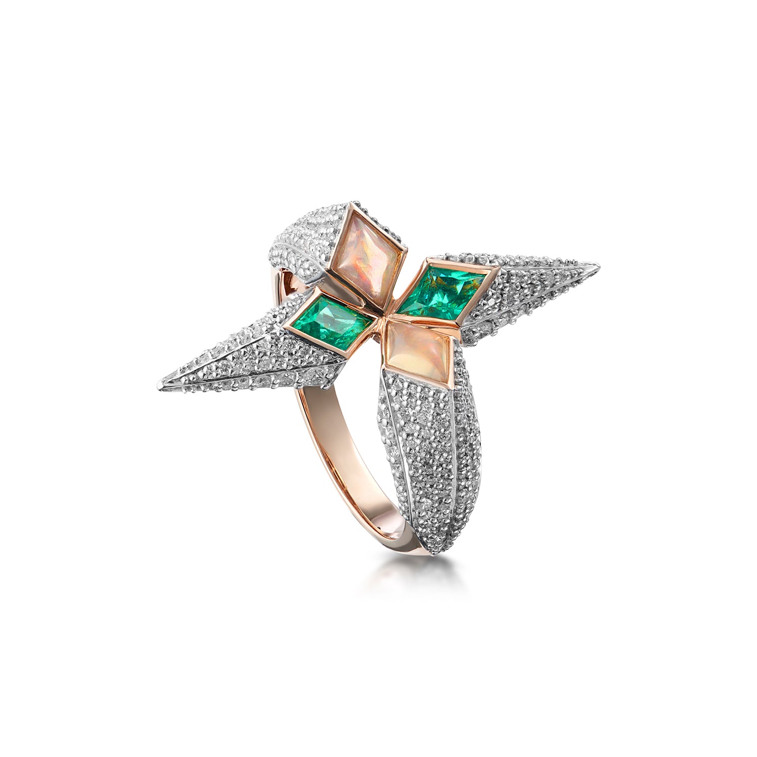 Trinity Ring in Rose Gold