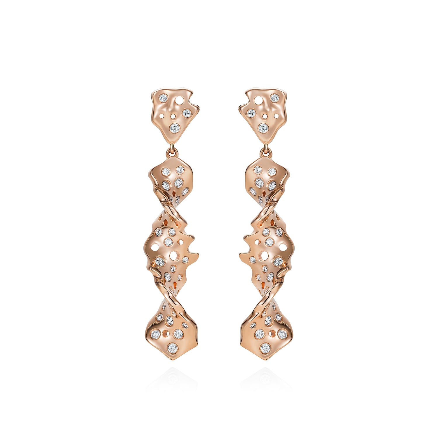 Star Twisted Earrings