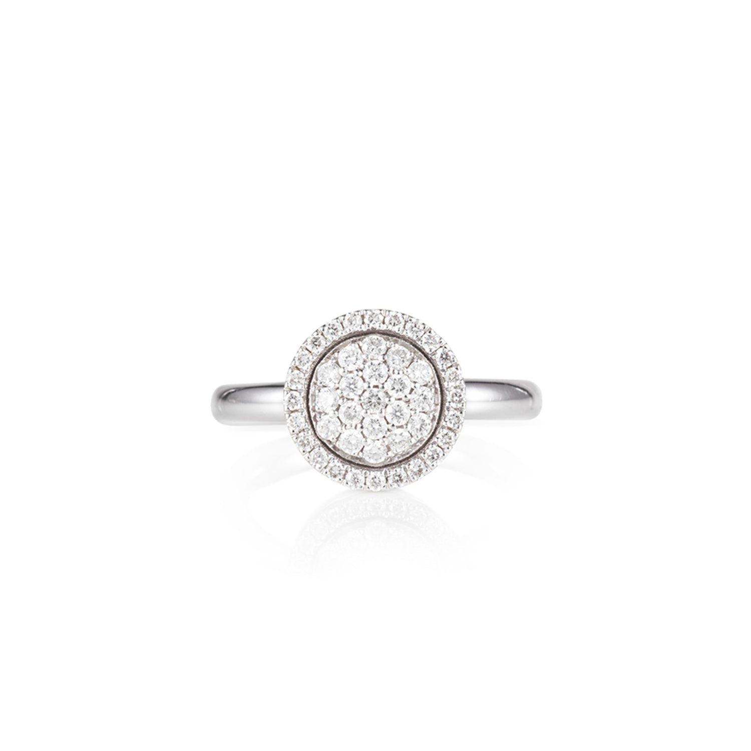 Venezia White Diamond Small Ring