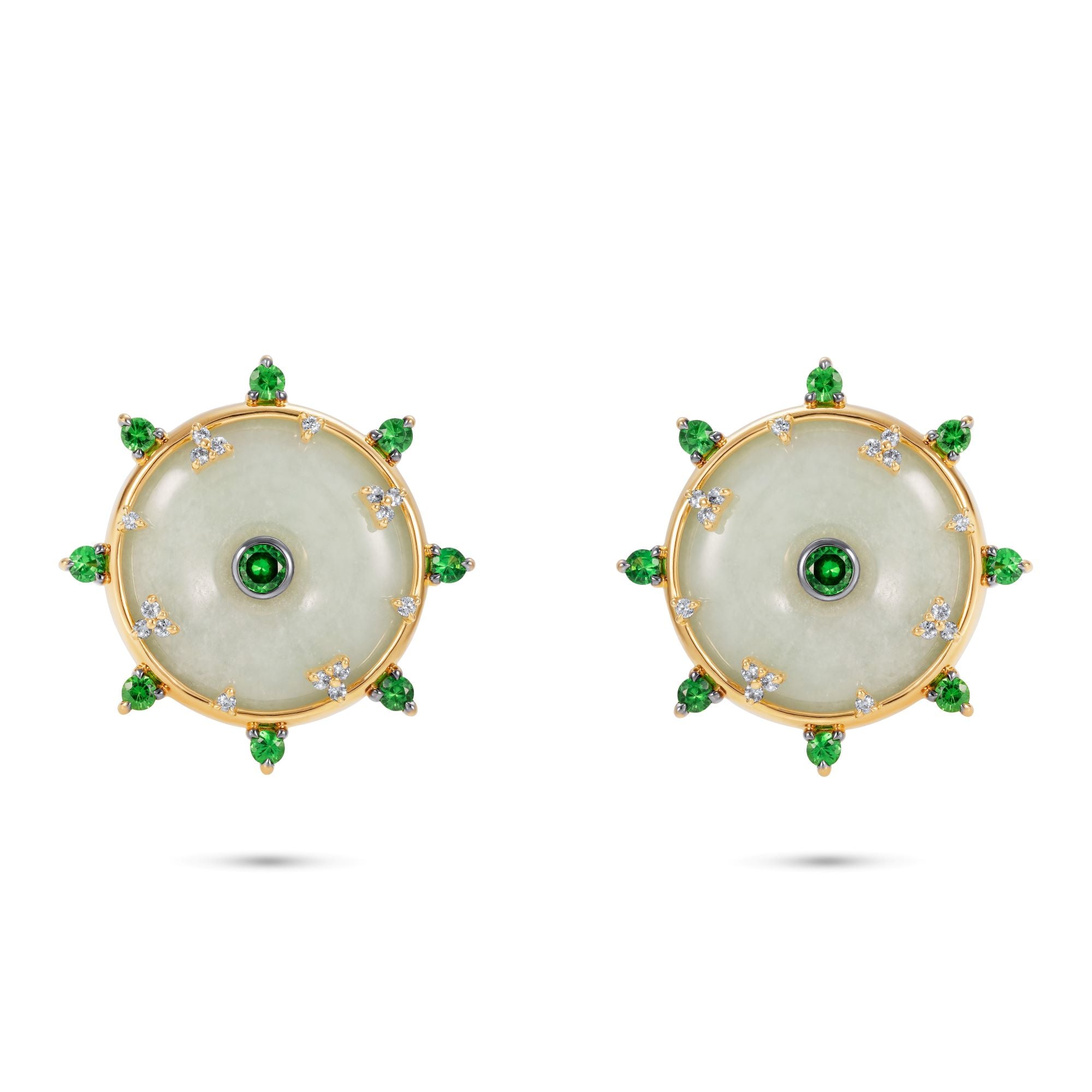 Celeste Tsavorite Stud Earrings