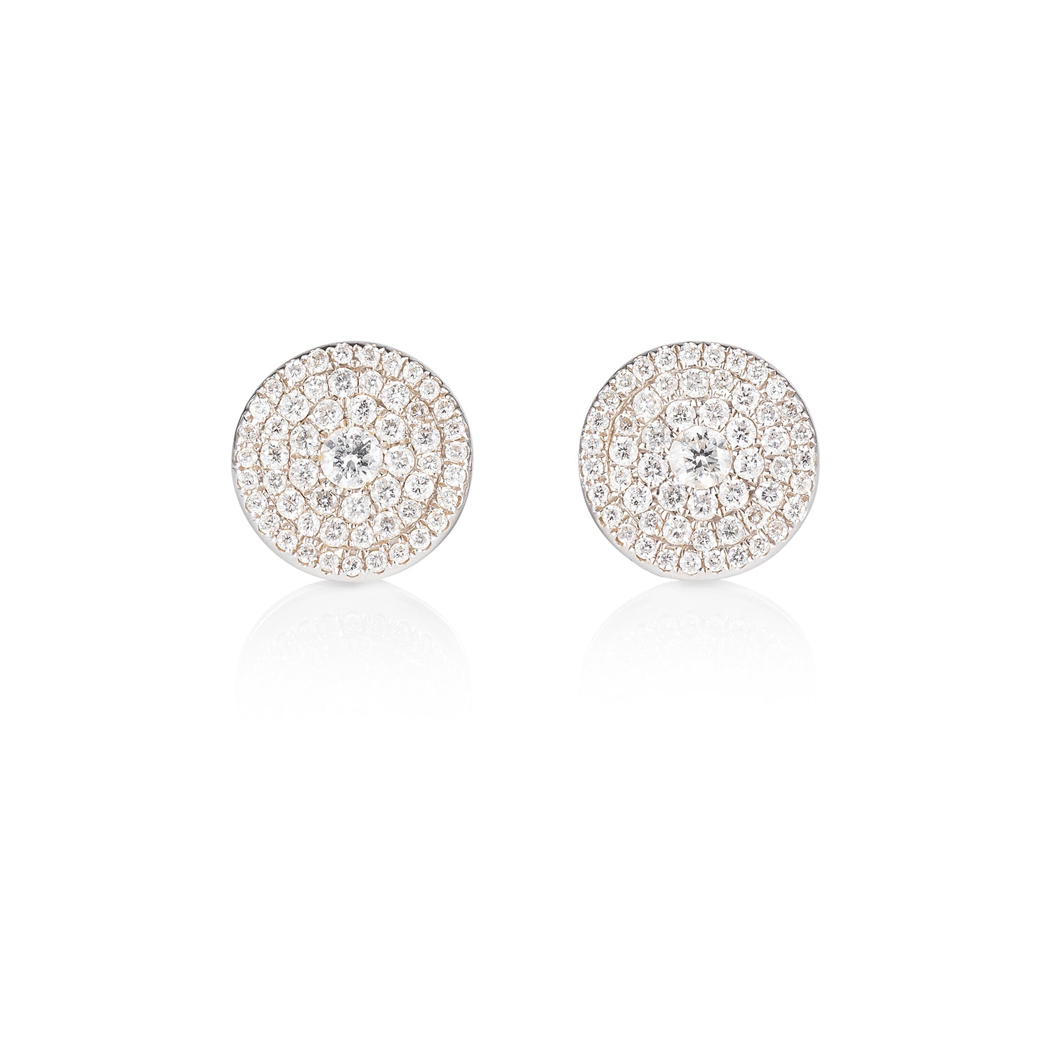 Venezia White Diamond Earrings