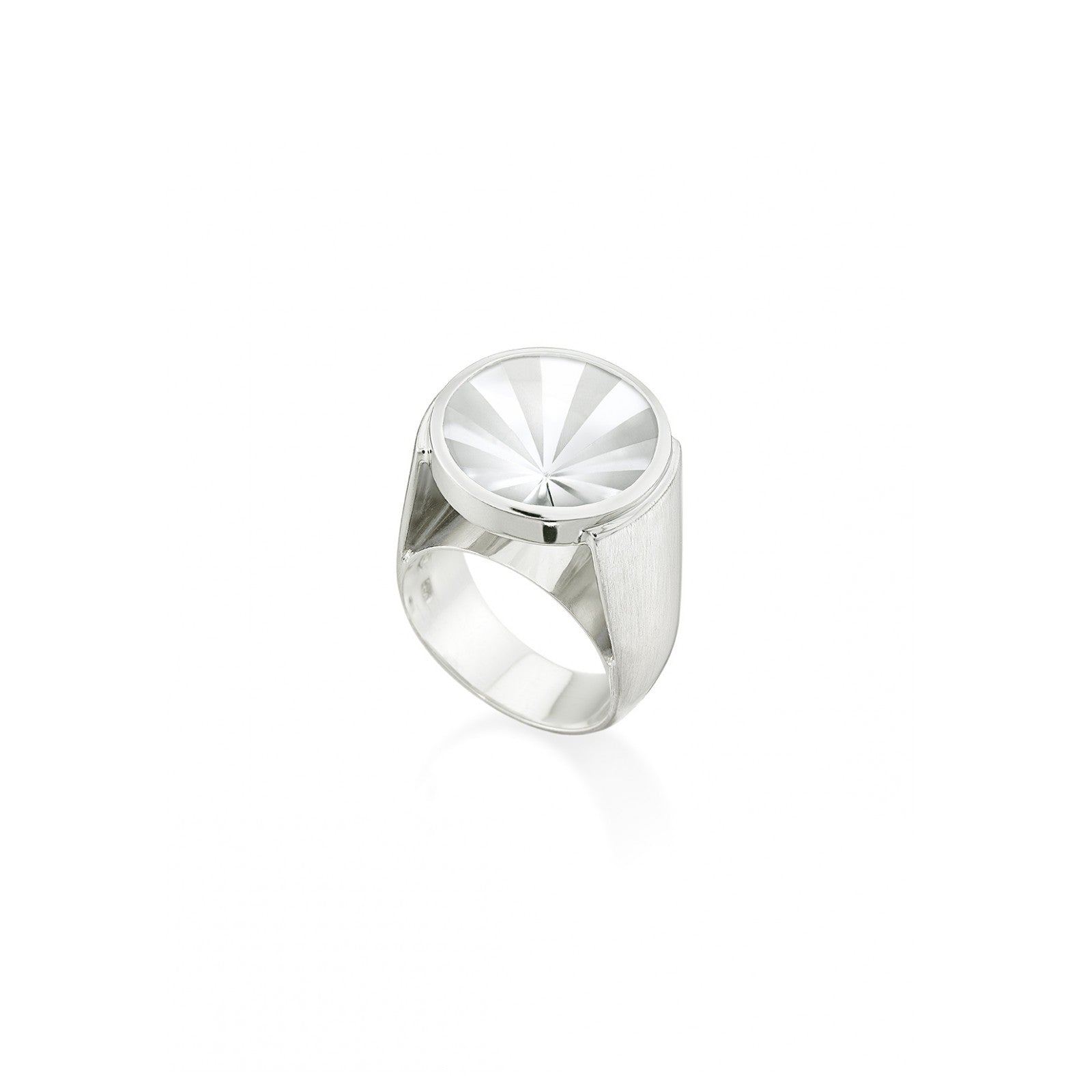 Kaleidoscope White Topaz Ring