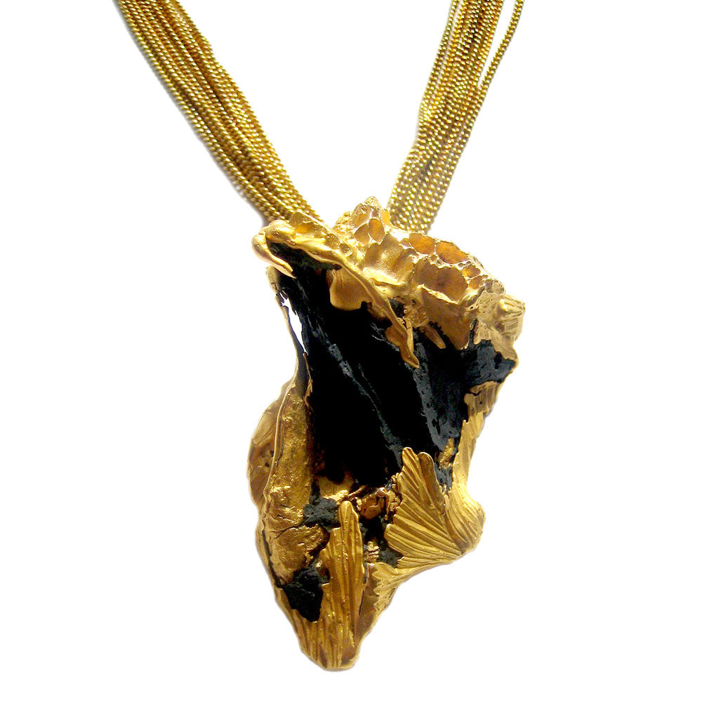 Asymmetric Curve Necklace