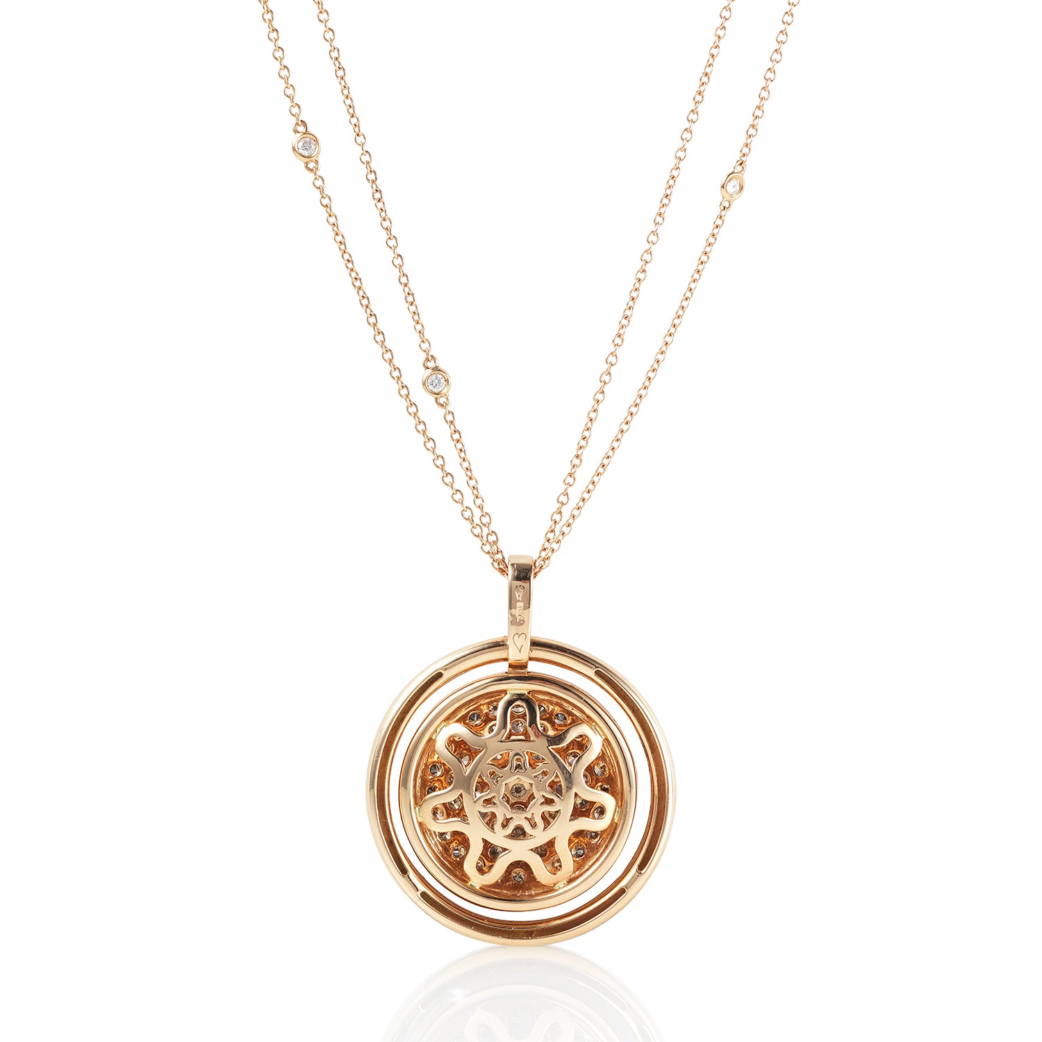 Venezia Rose Gold Large Pendant