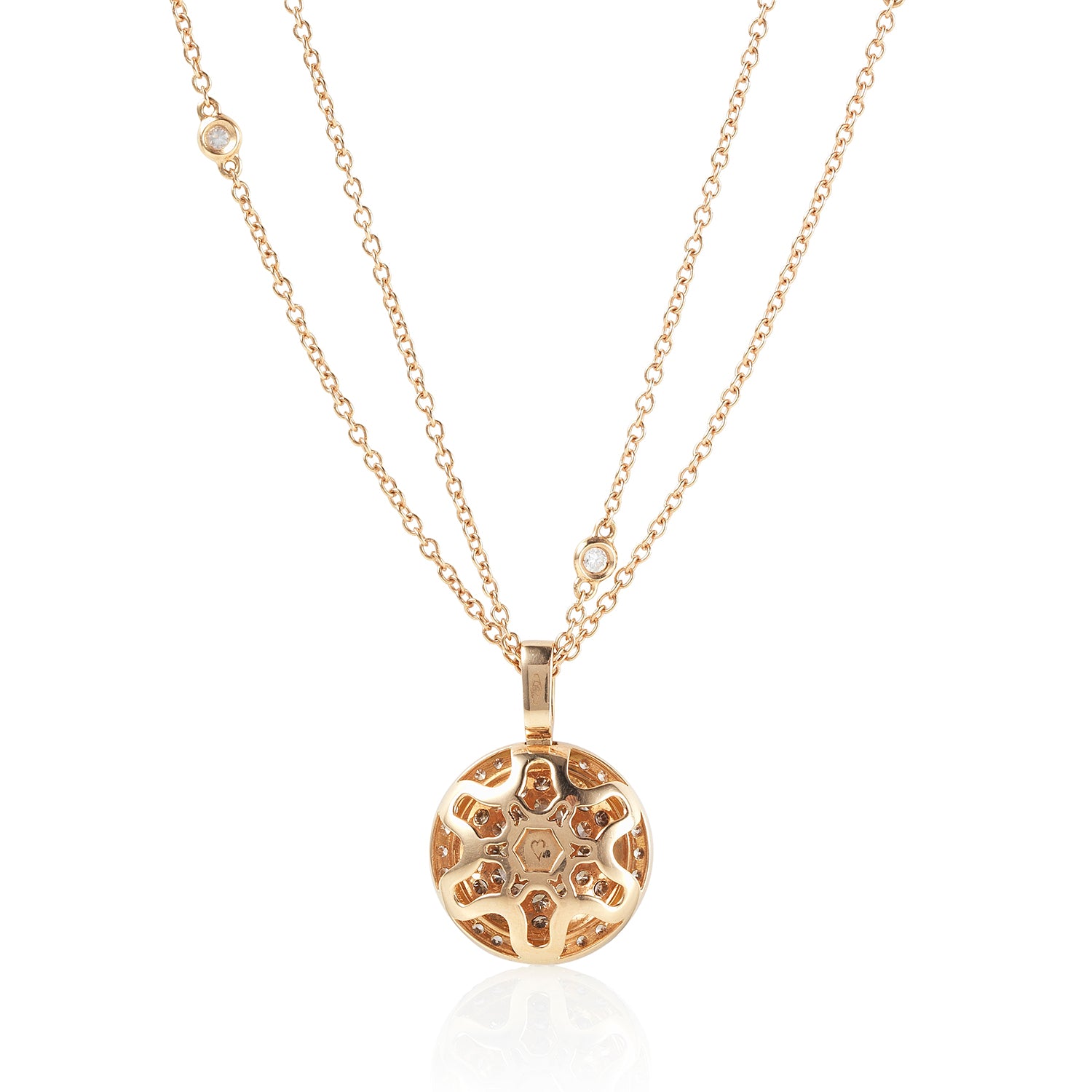 Venezia Rose Gold Medium Pendant