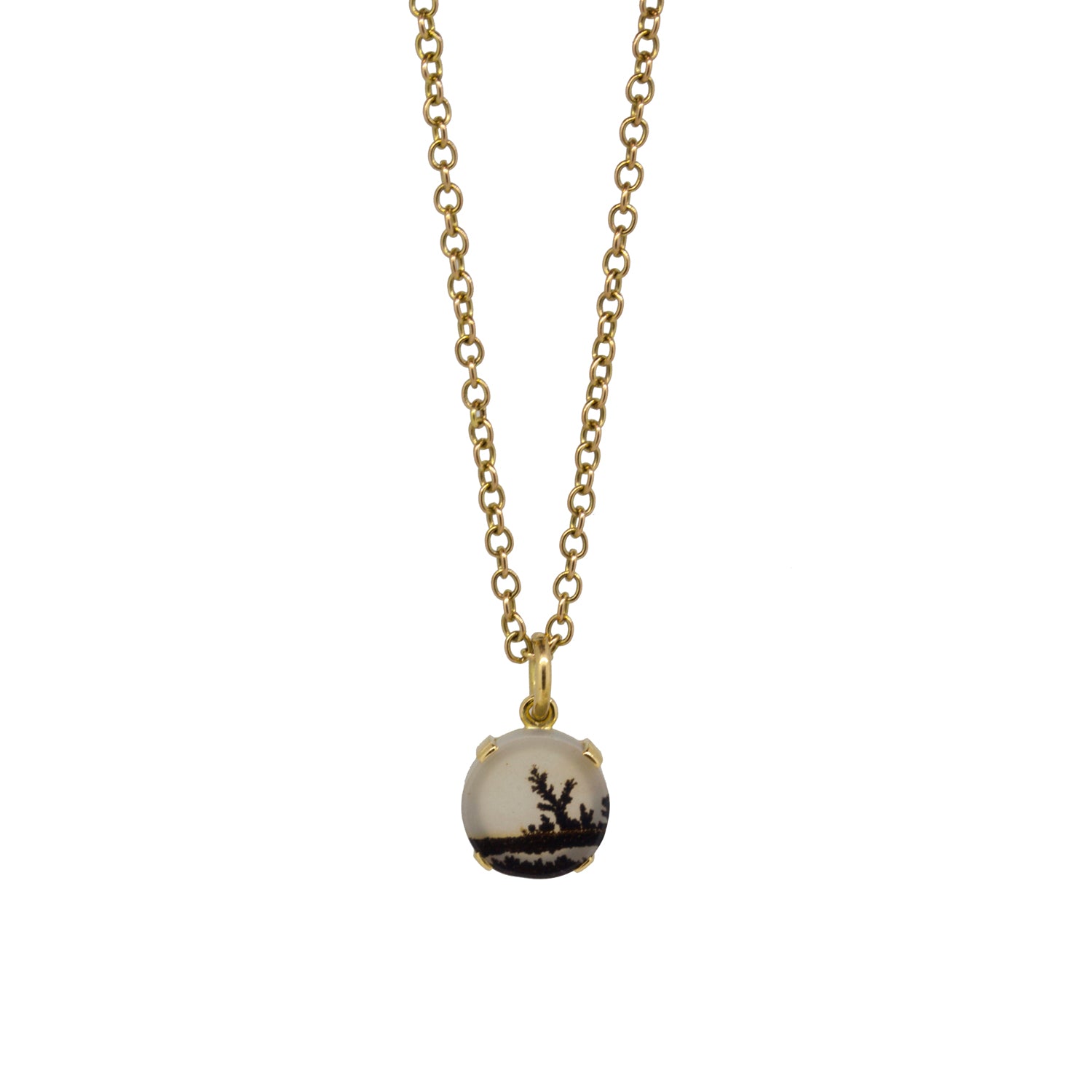 Dendritic Agate Pendant