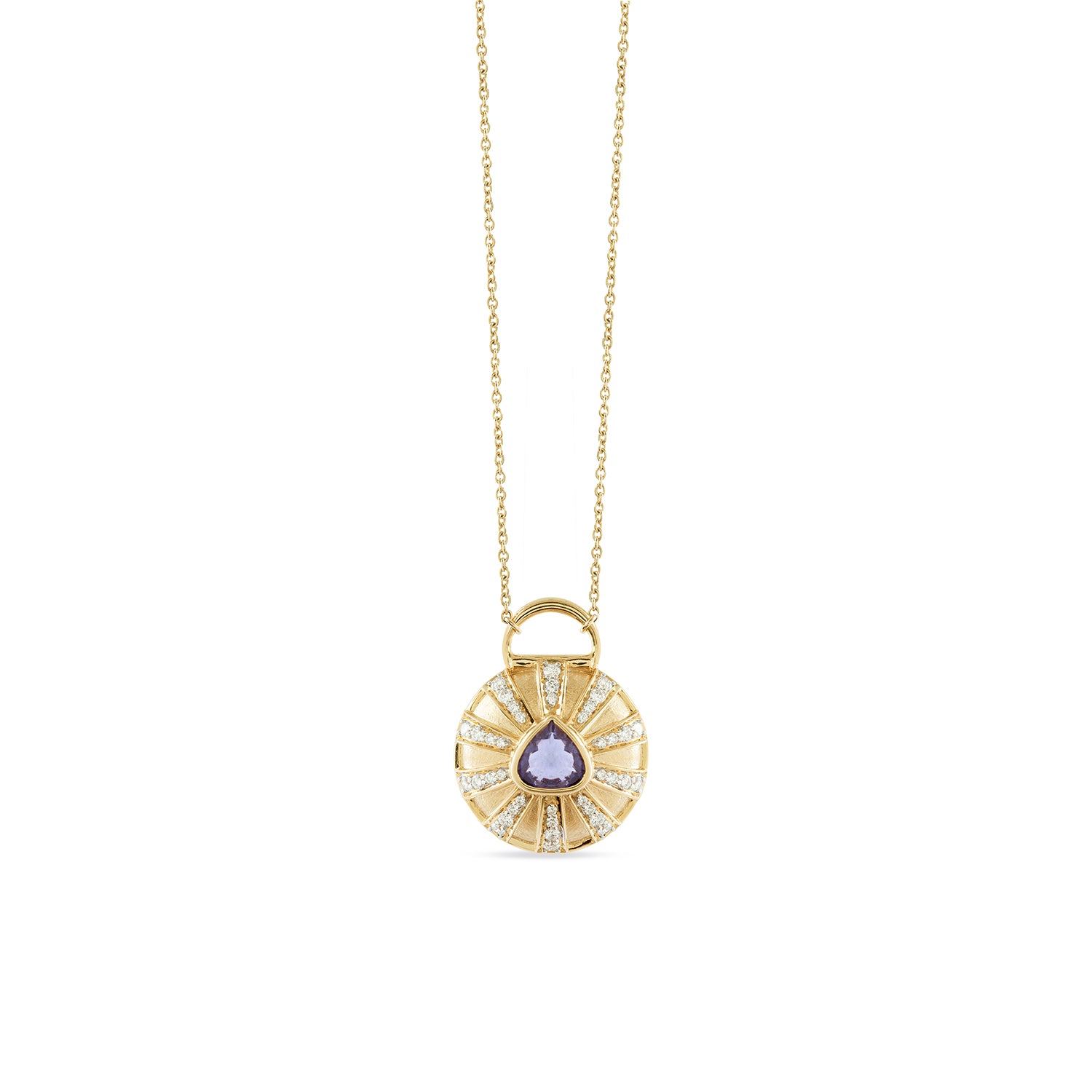 Blue Iolite Necklace