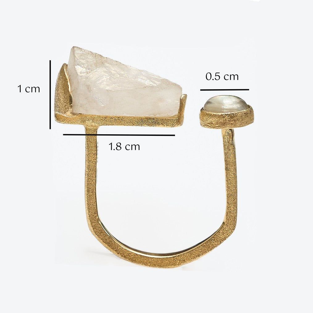 Mārga Rock Cocktail Ring