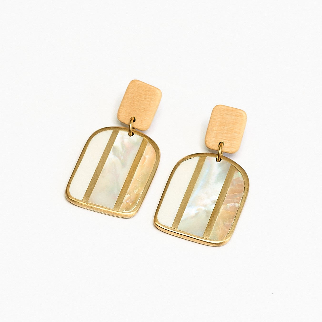 Mārga Inlaid Earrings