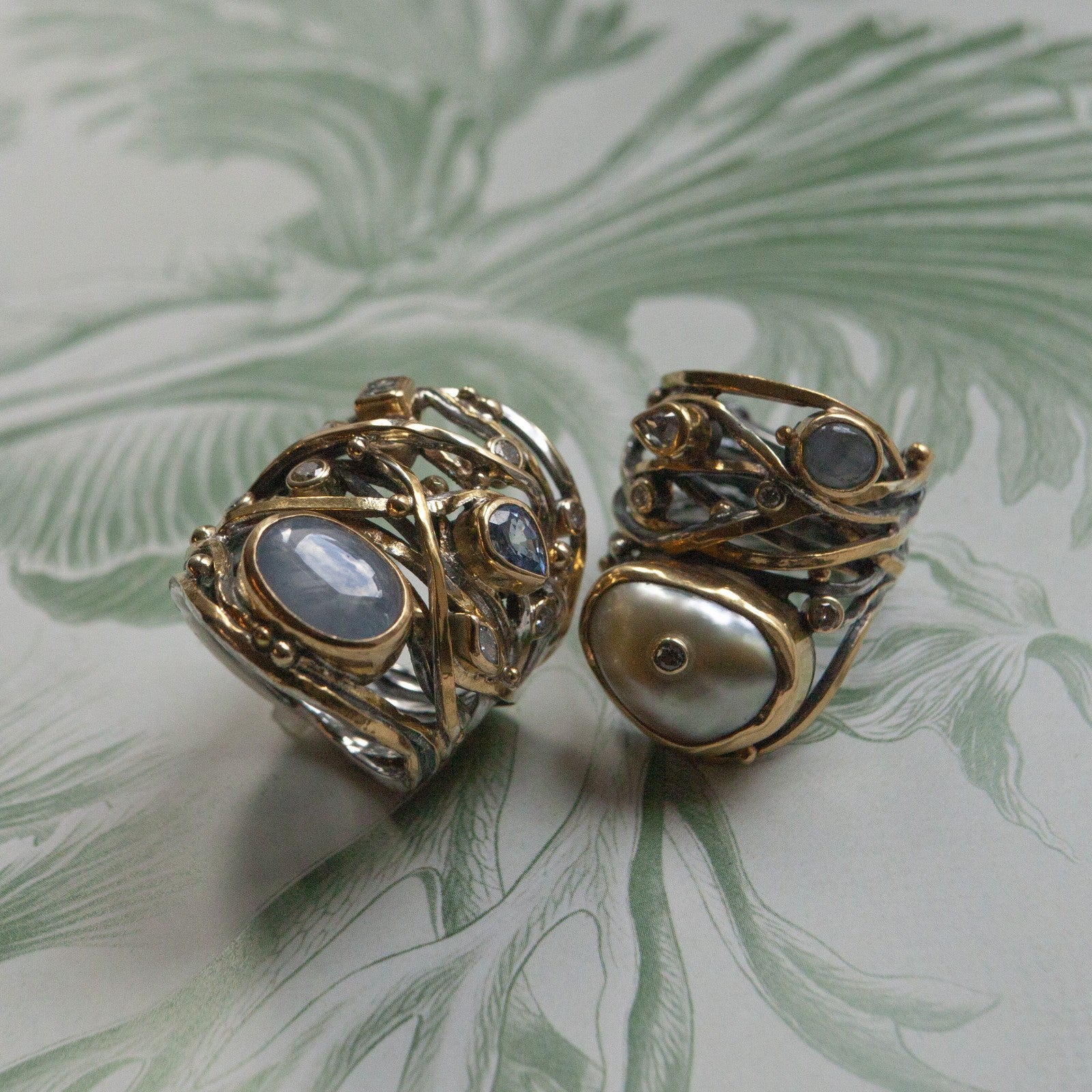 Twisted Ring Aquamarine