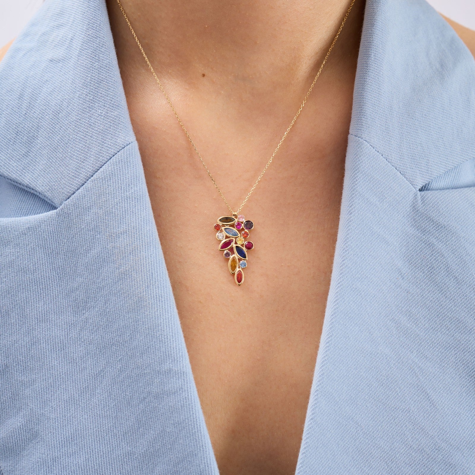 Garden Grape Statement Pendant