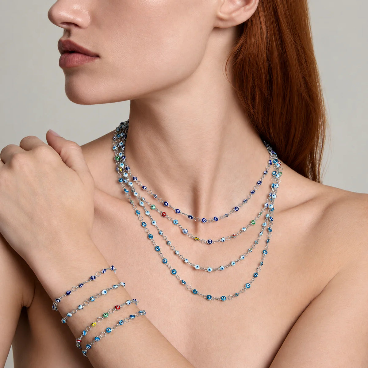 The Nazar II Bracelet - Silver