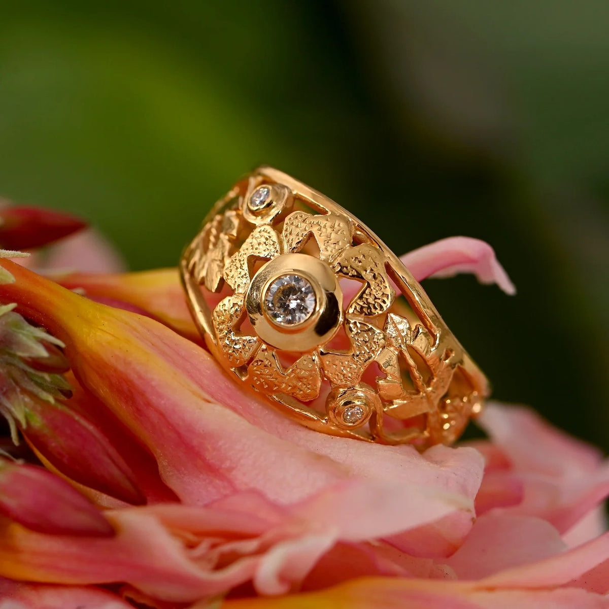 Adore Gold Diamond Ring