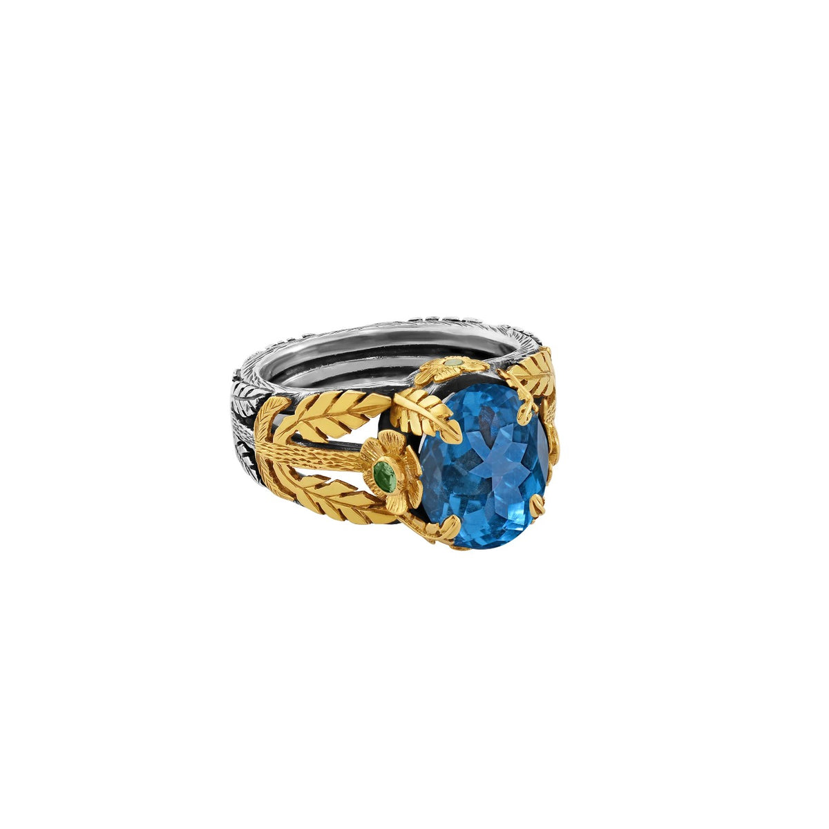 Beauty Blue Topaz Ring