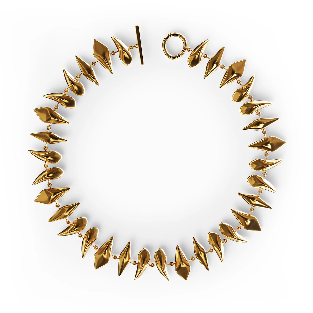 Apex Necklace in Gold Vermeil