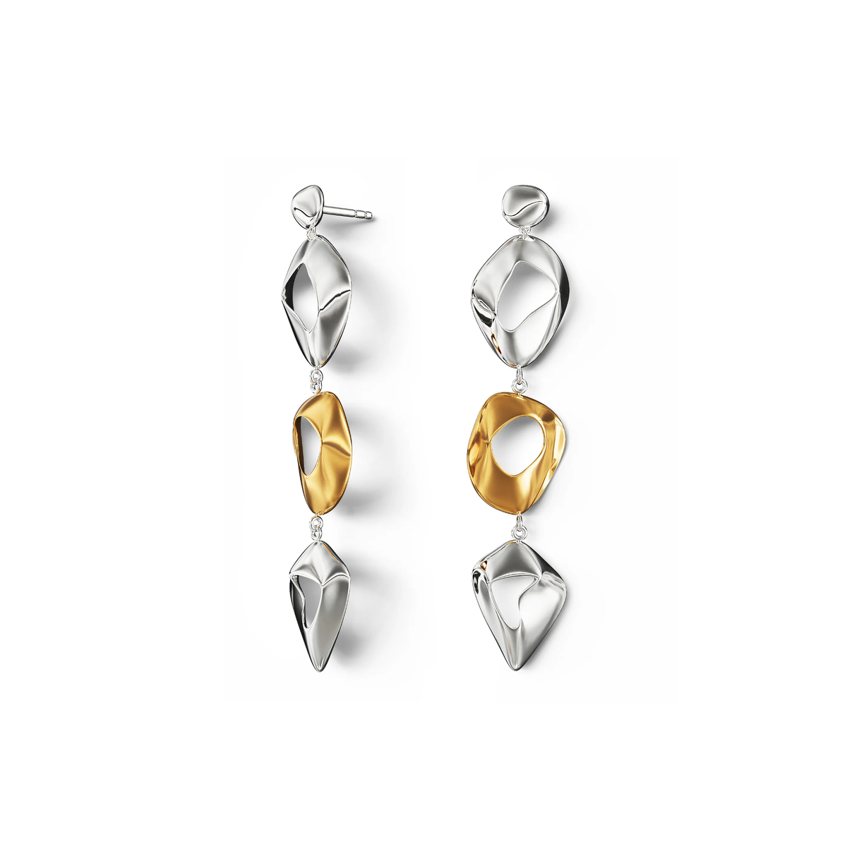 Élan Sculpted Drop Earrings
