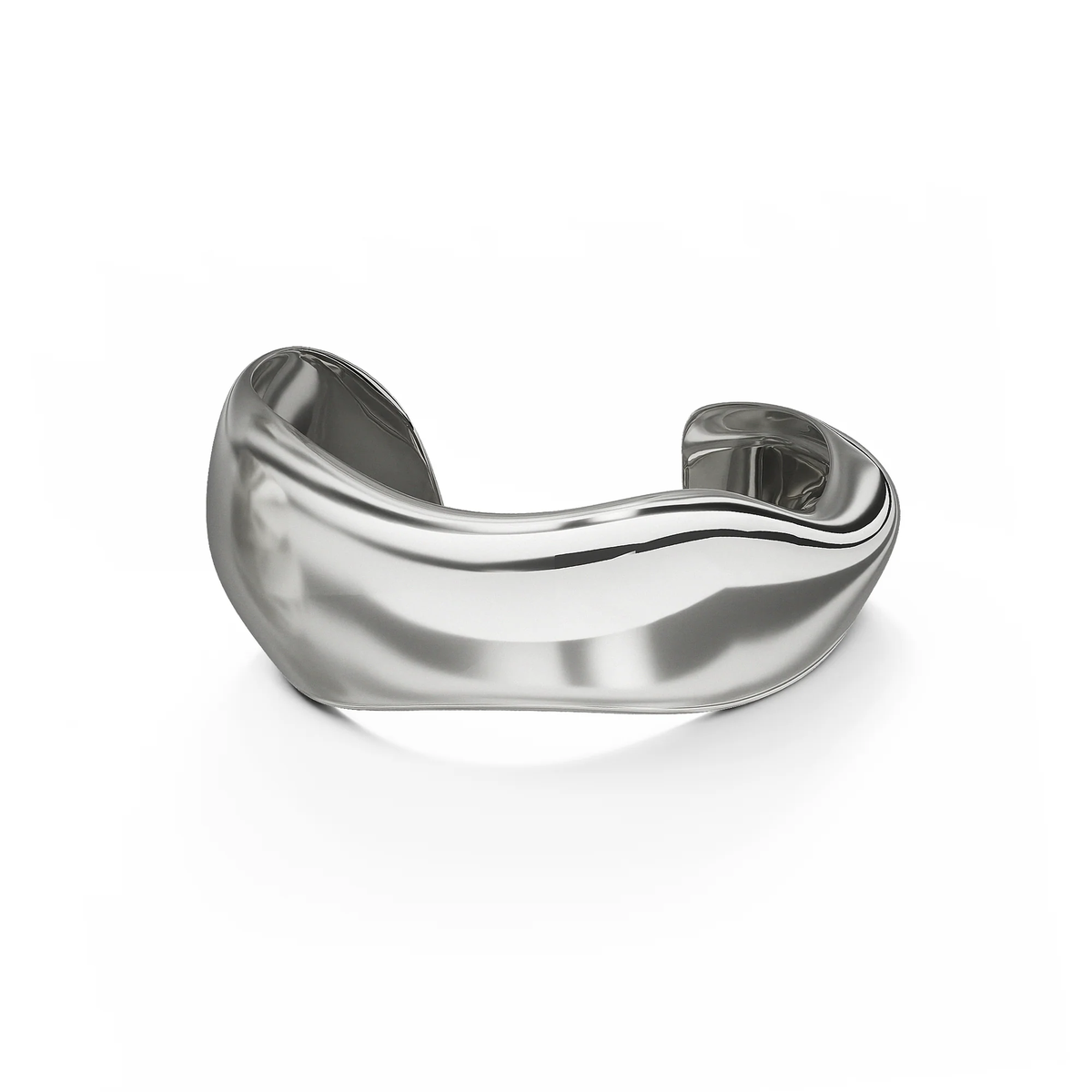 Milos Sculpted Cuff in Sterling Silver