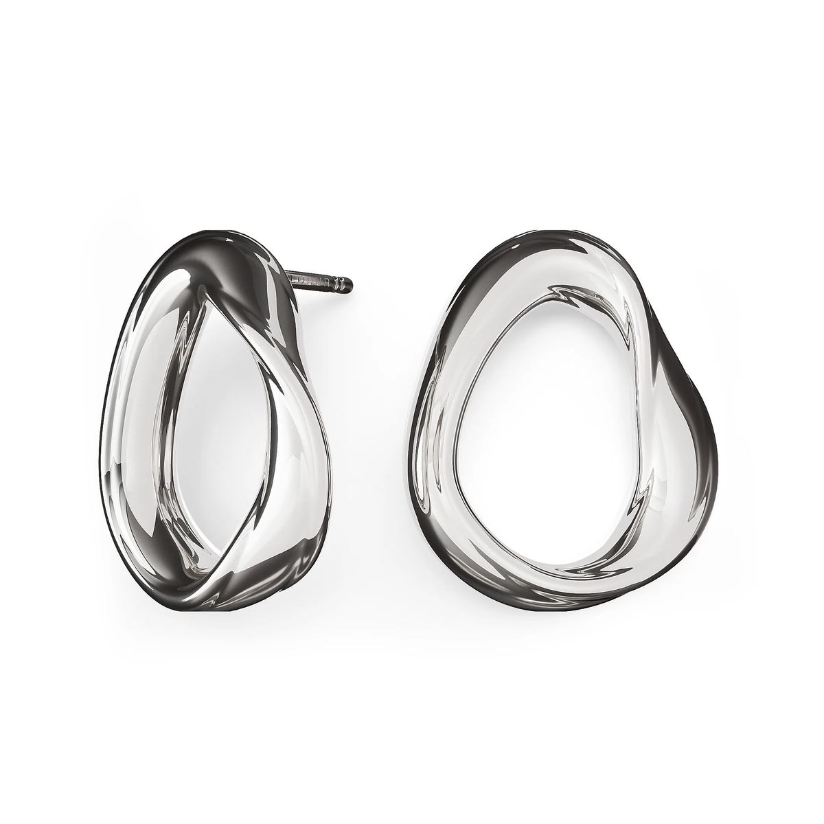 Oura Earrings in Sterling Silver