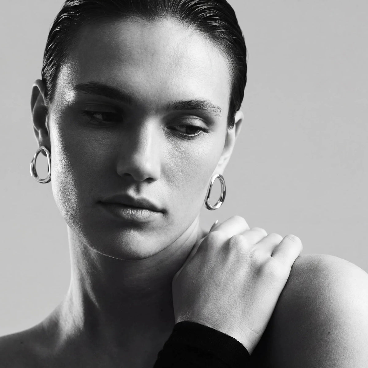 Oura Earrings in Sterling Silver