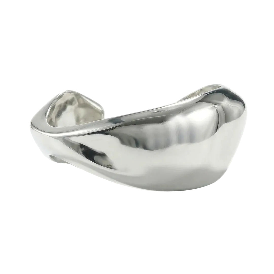 Seren Sculpted Cuff in Sterling Silver