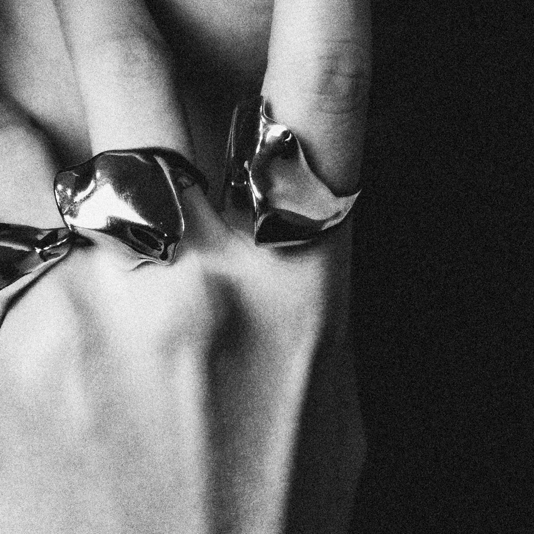 Zyra Sculpted Ring in Sterling Silver