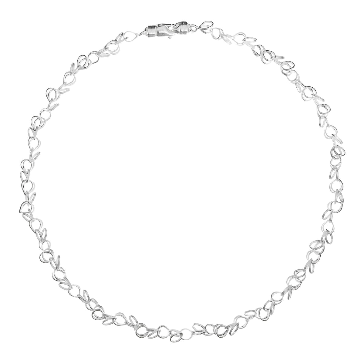 Loop Link Necklace - Silver