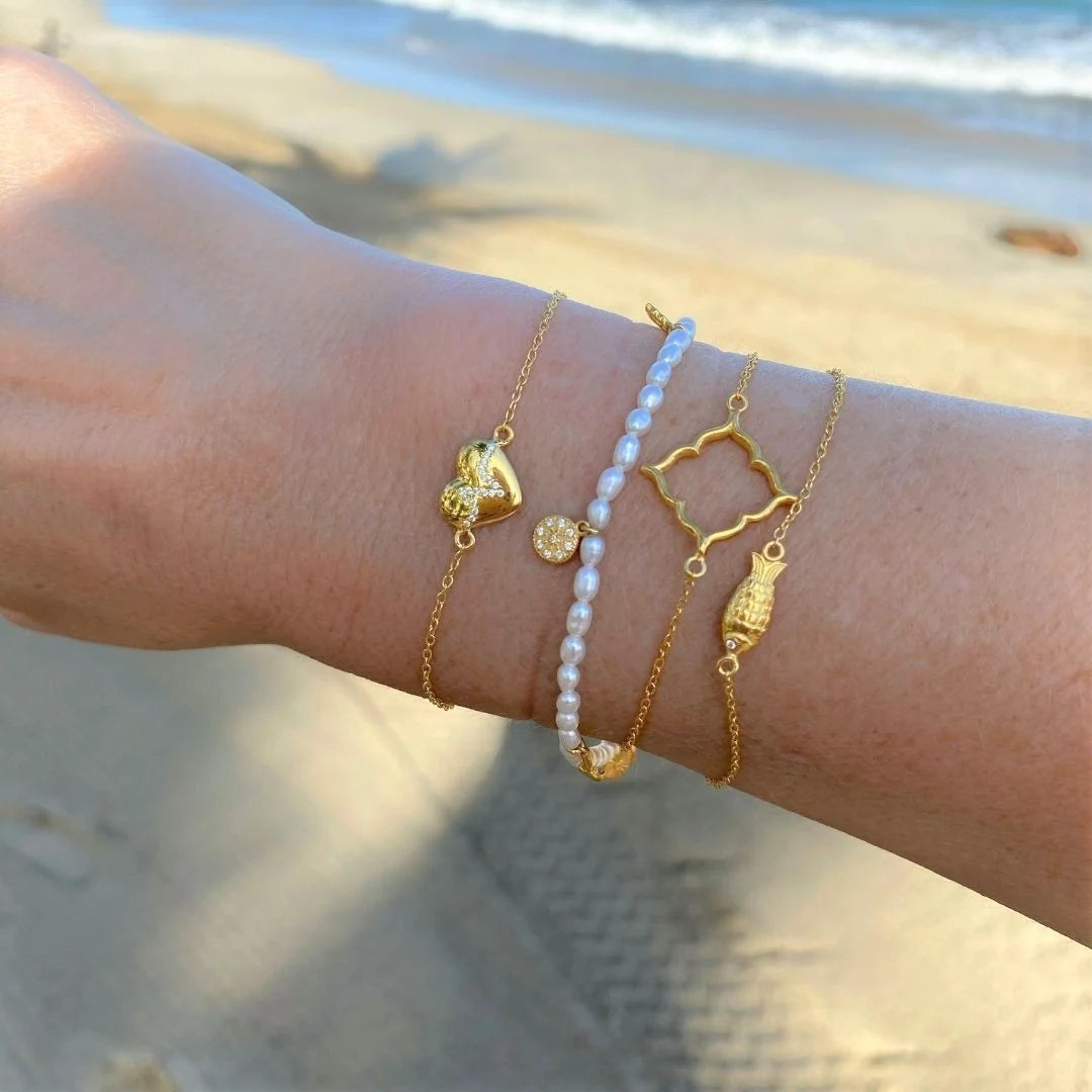 Global Goals #5: Equality Heart Bracelet