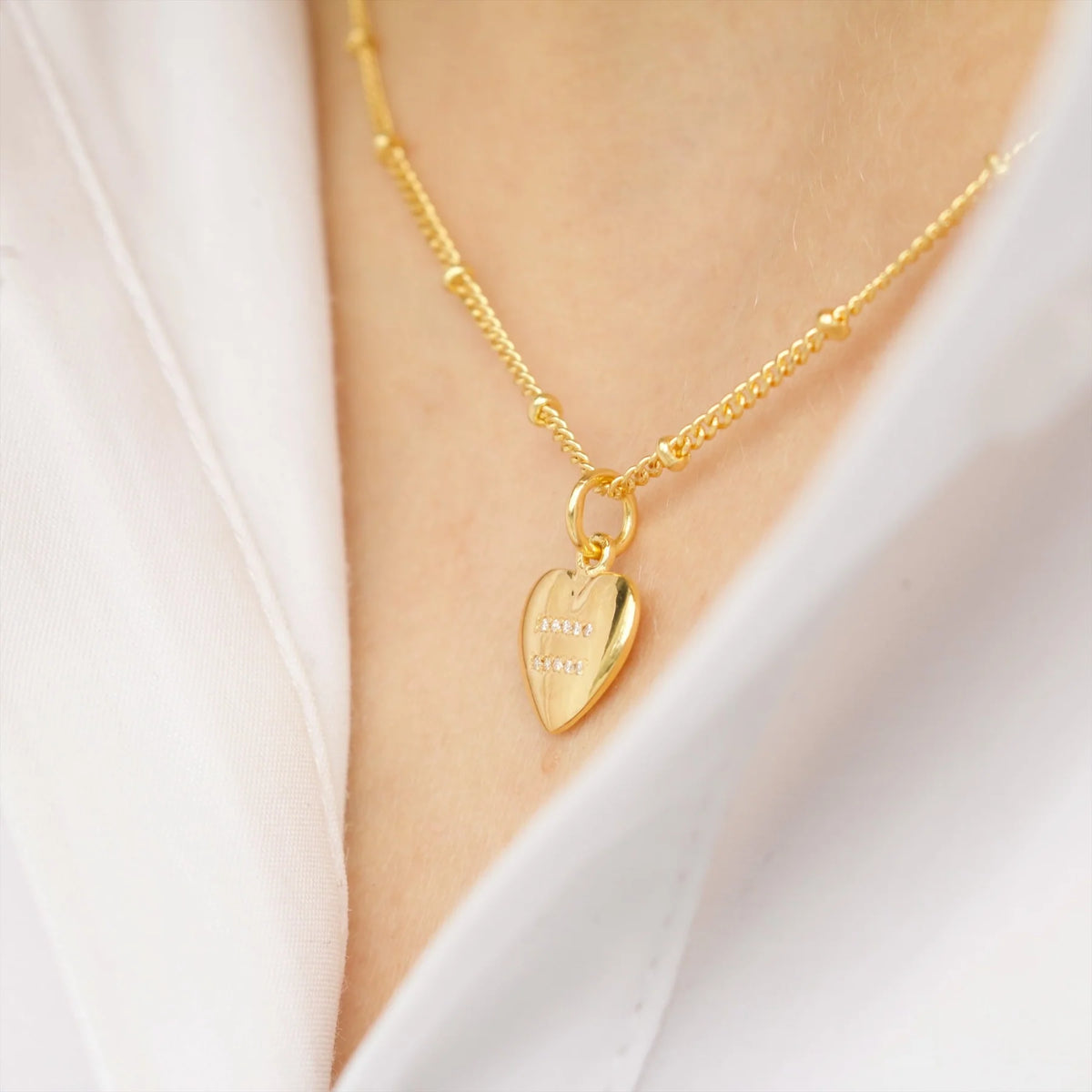 Global Goals #5: Equality Heart Necklace