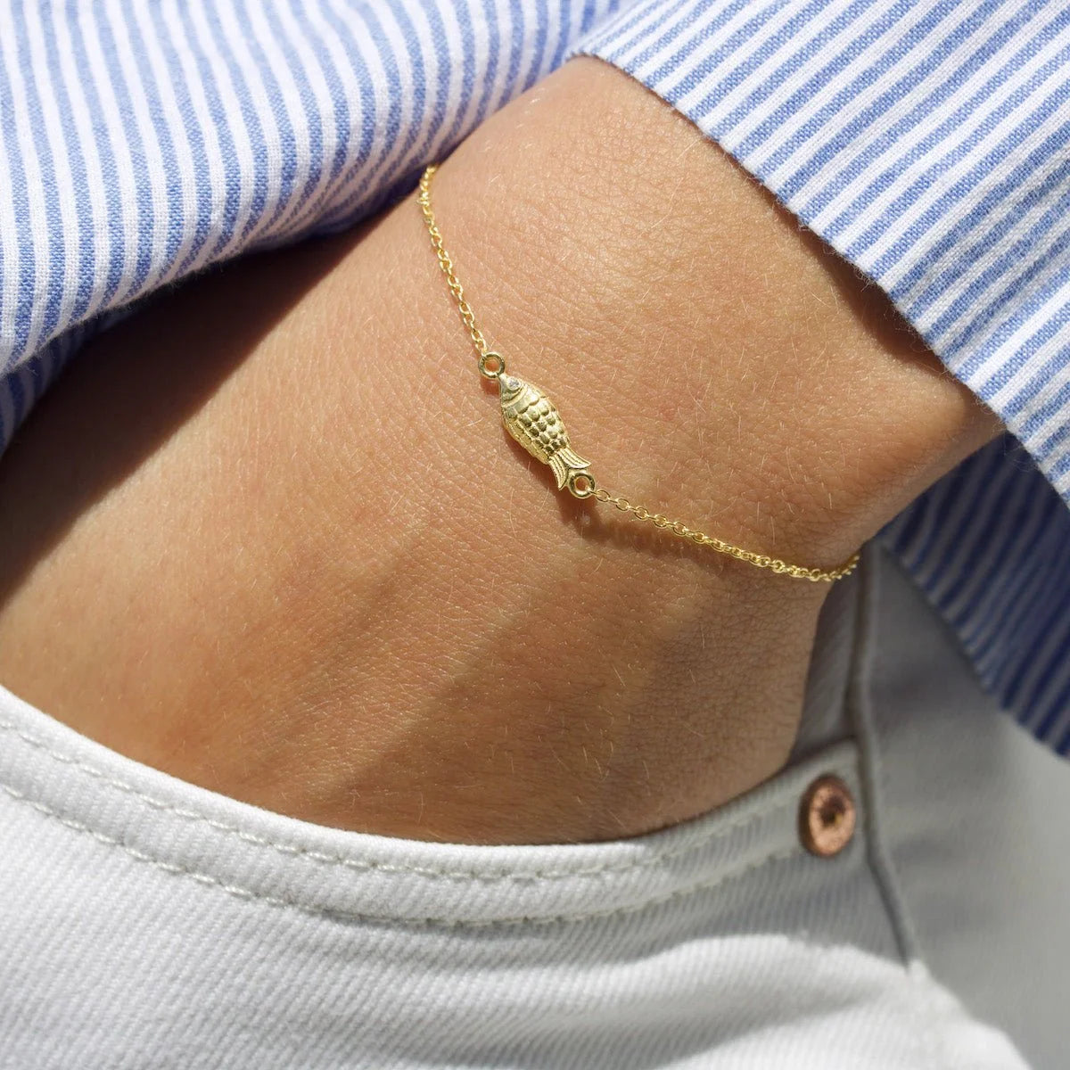 Global Goals #14: Fish Bracelet