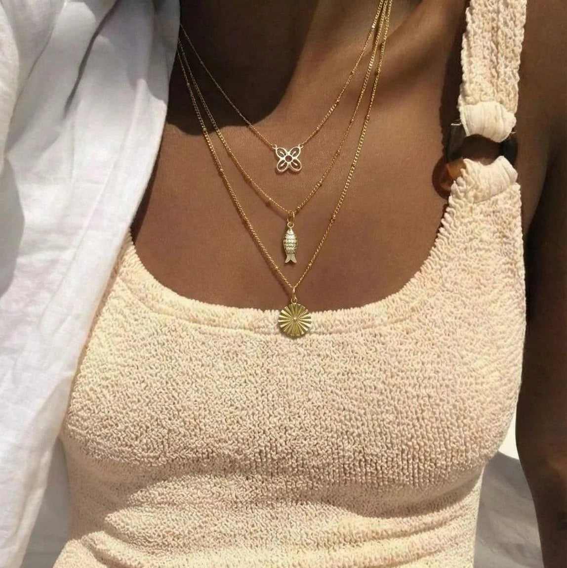 Global Goals #9: Wheel Necklace