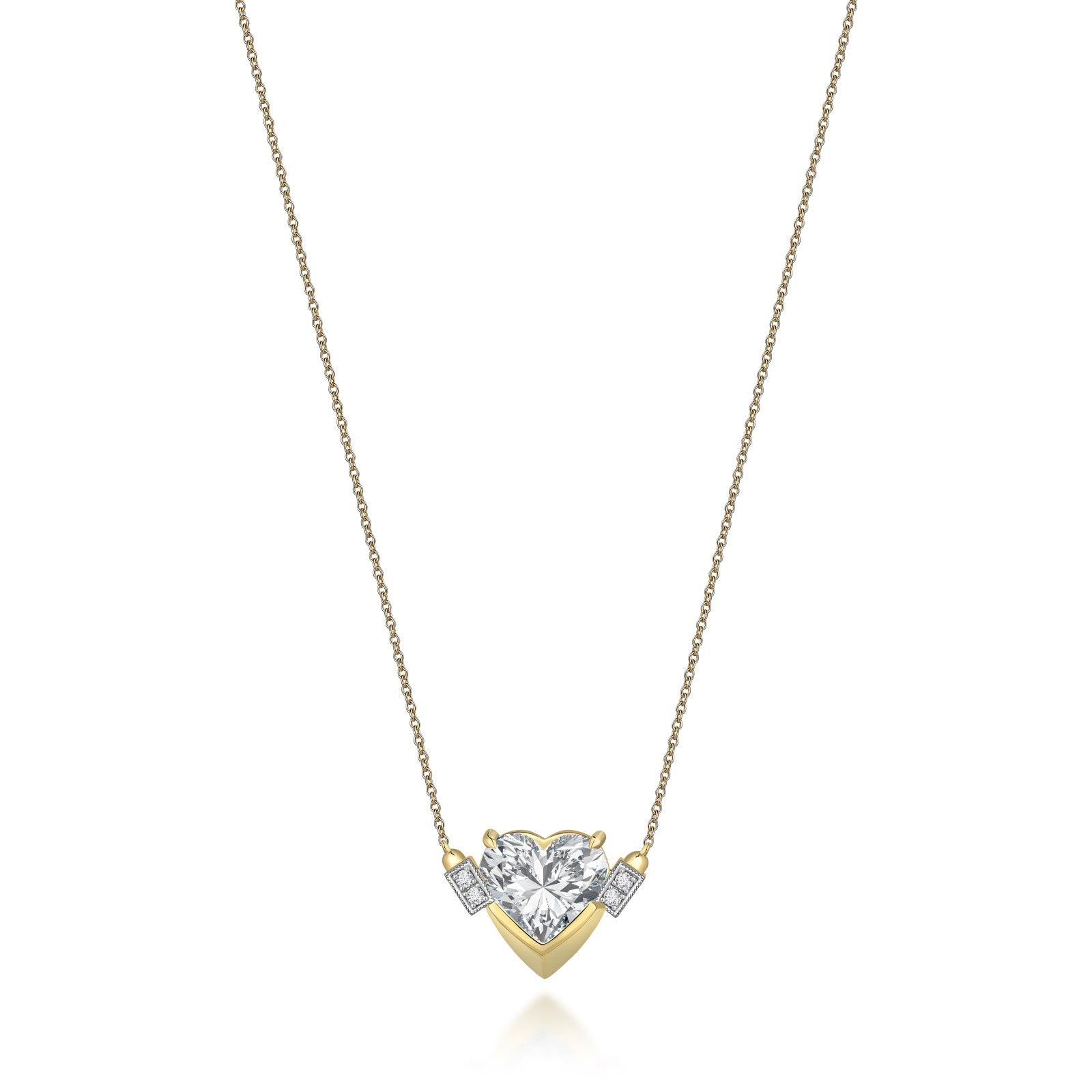 Lab Grown Diamond Coeur Necklace