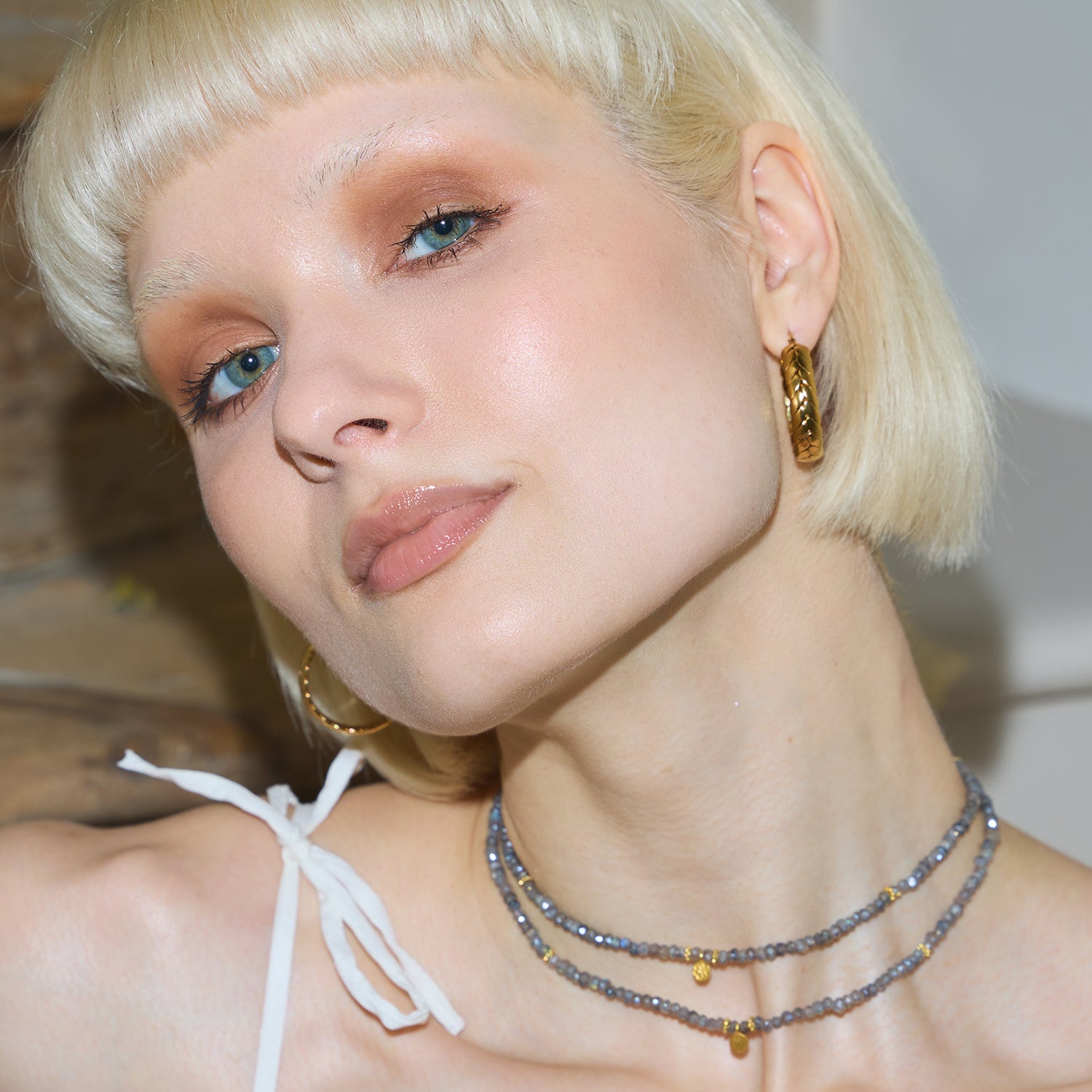 Ines Labradorite Necklace Amadeus La Maison Couture