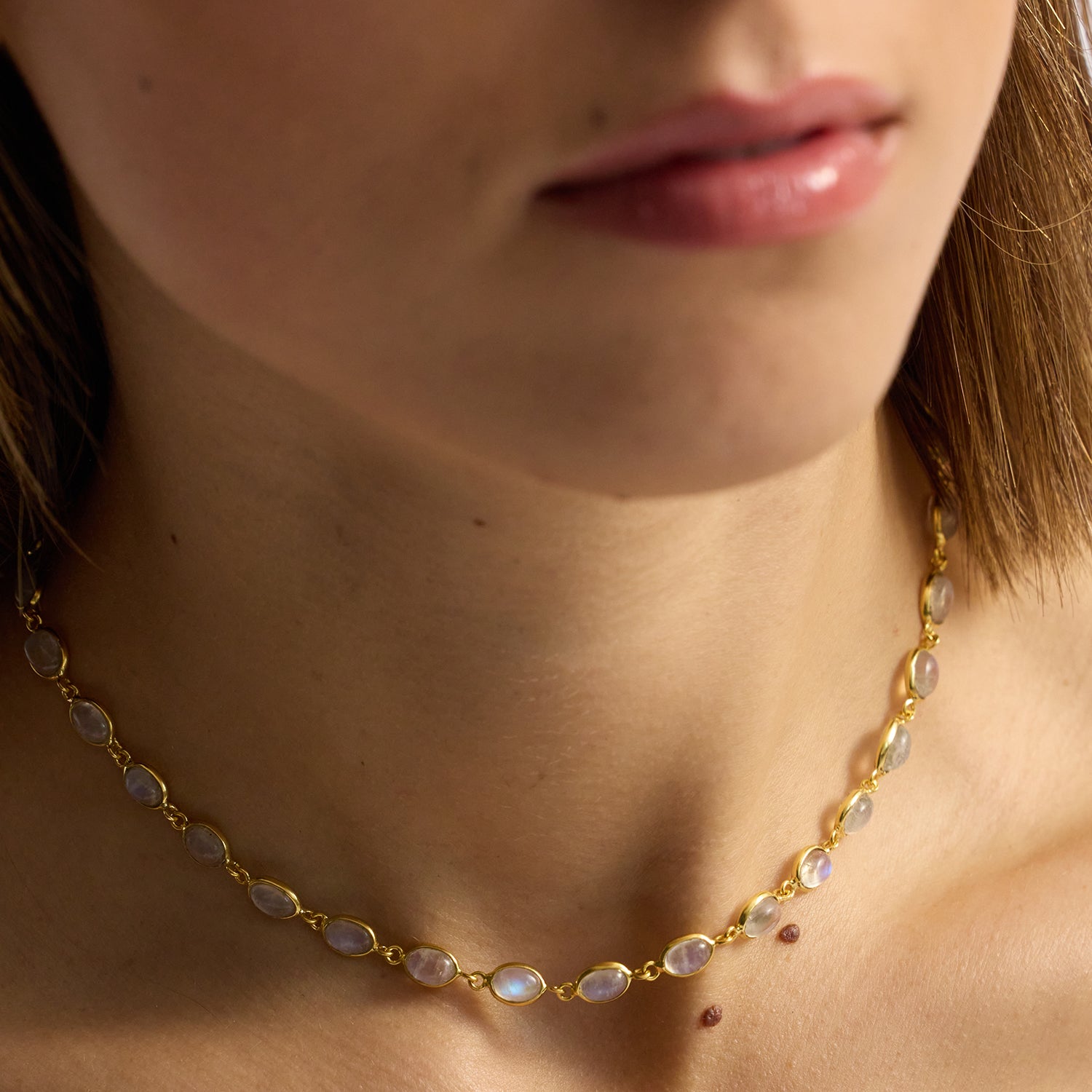 Luna Moonstone Necklace Amadeus La Maison Couture