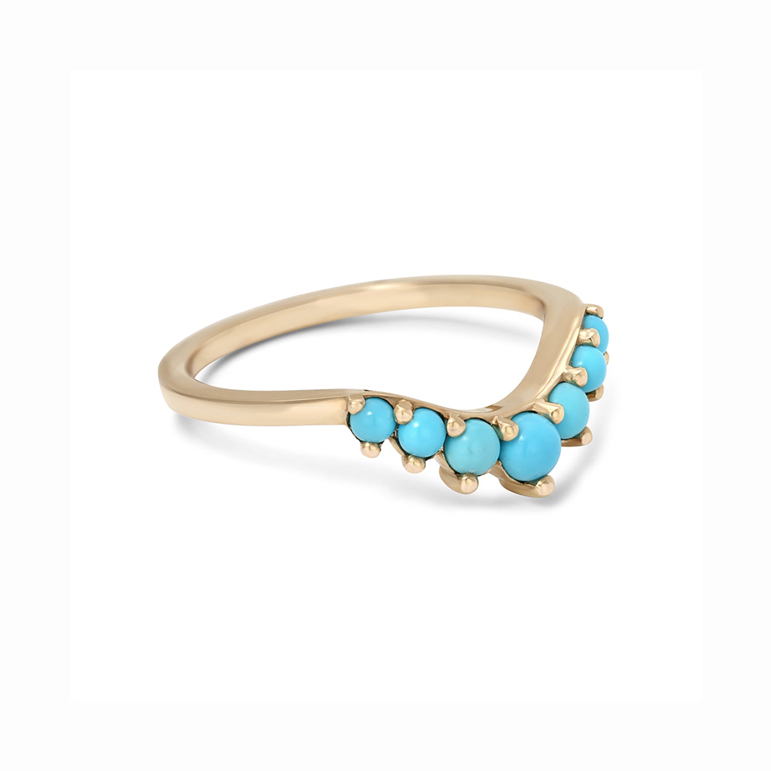 Cosmic Tiara Curve Band - Turquoise
