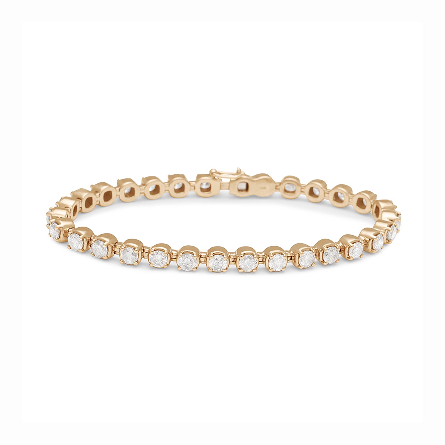 Ingot Eternity Bracelet - Lab White Diamonds