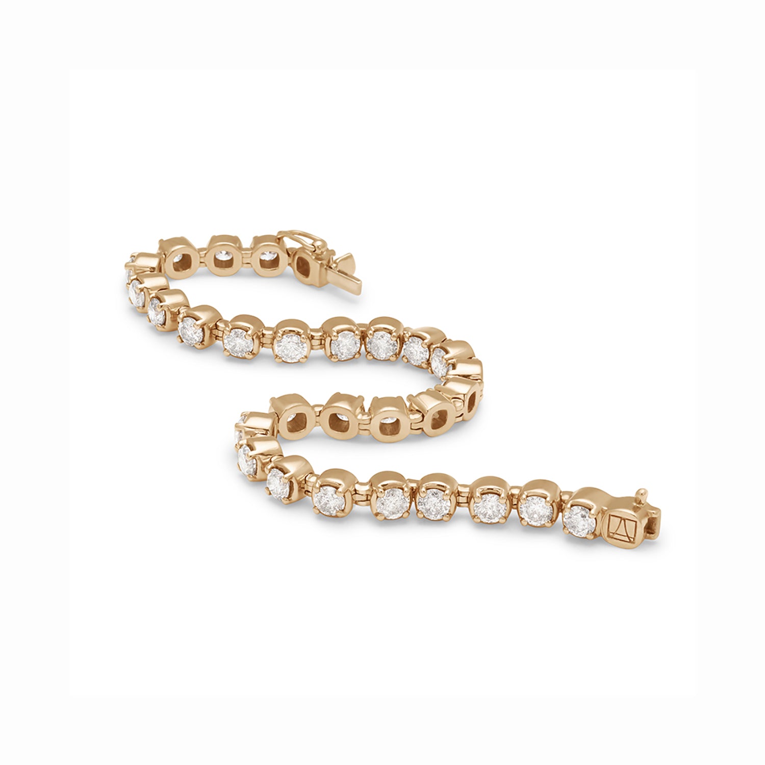 Ingot Eternity Bracelet - Lab White Diamonds