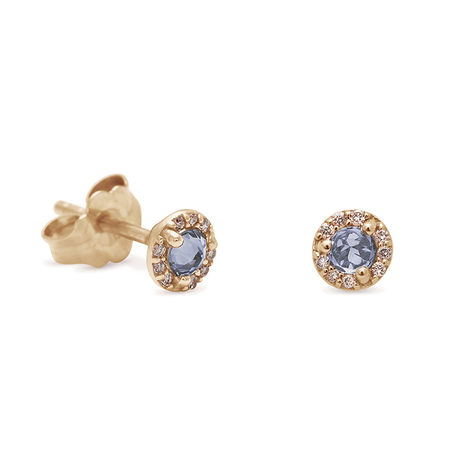 Tiny Rosette Stud Earrings