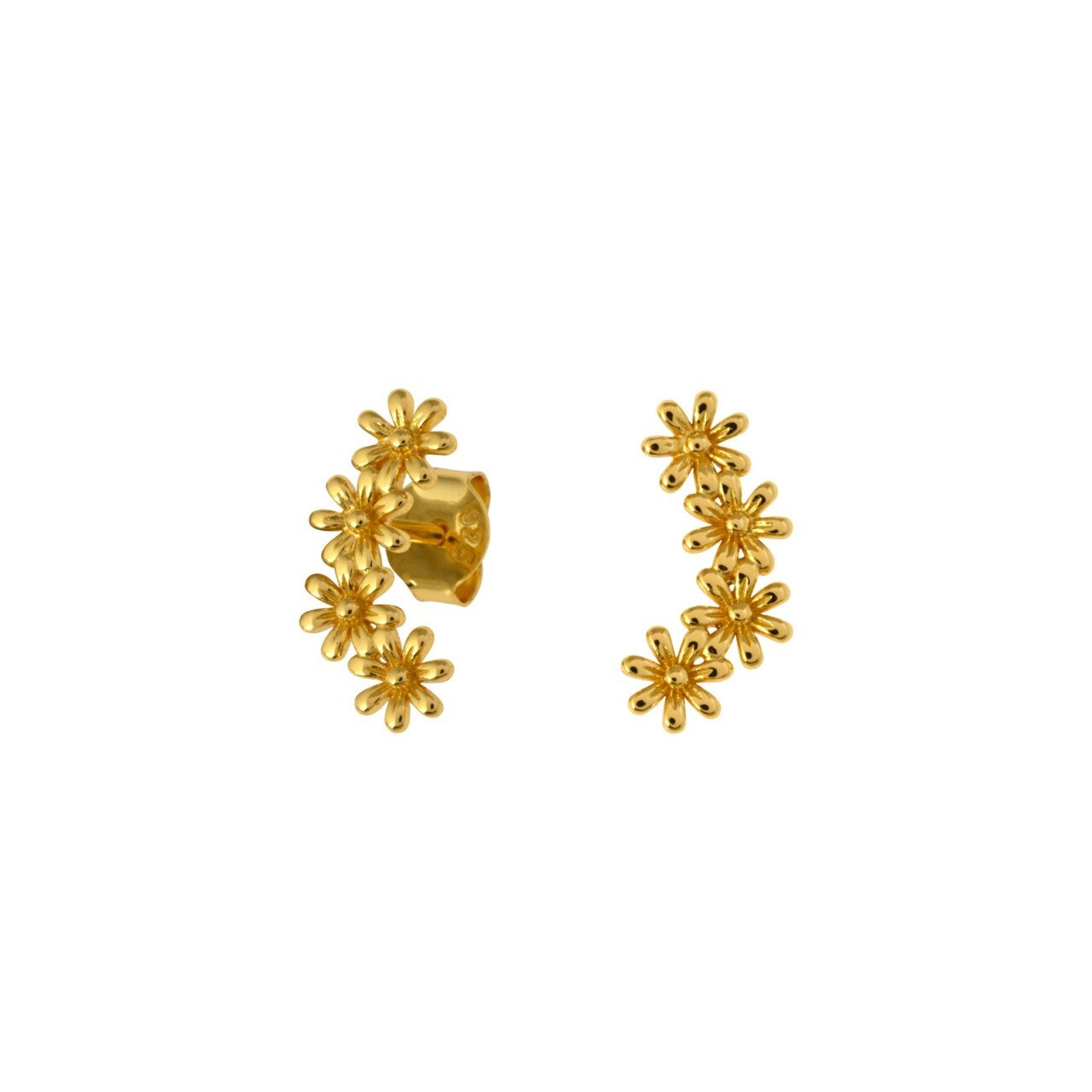 Brigite Flower Stud Earrings