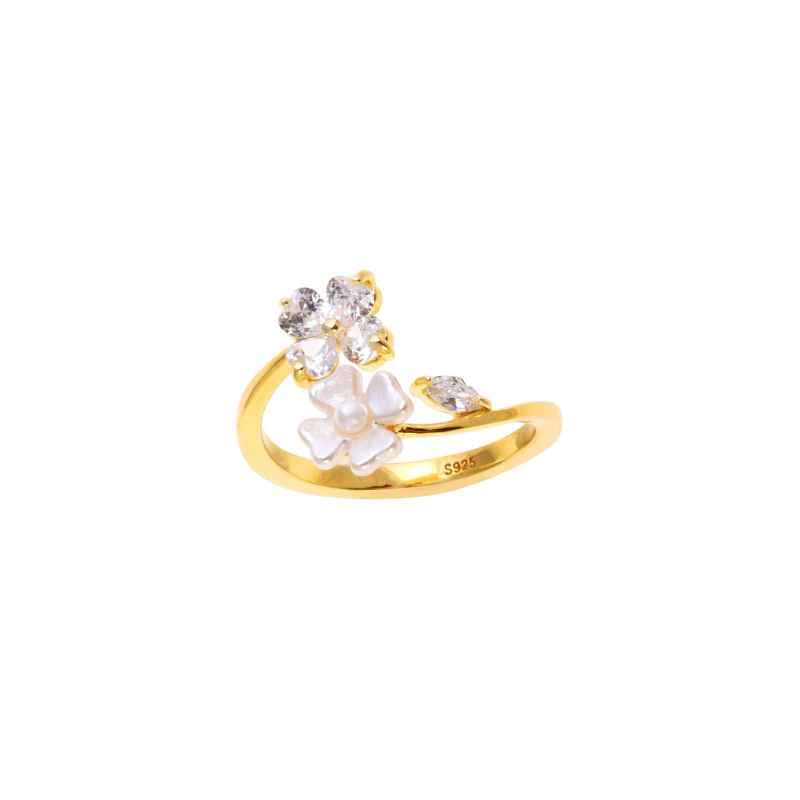 Open Flowers Ring