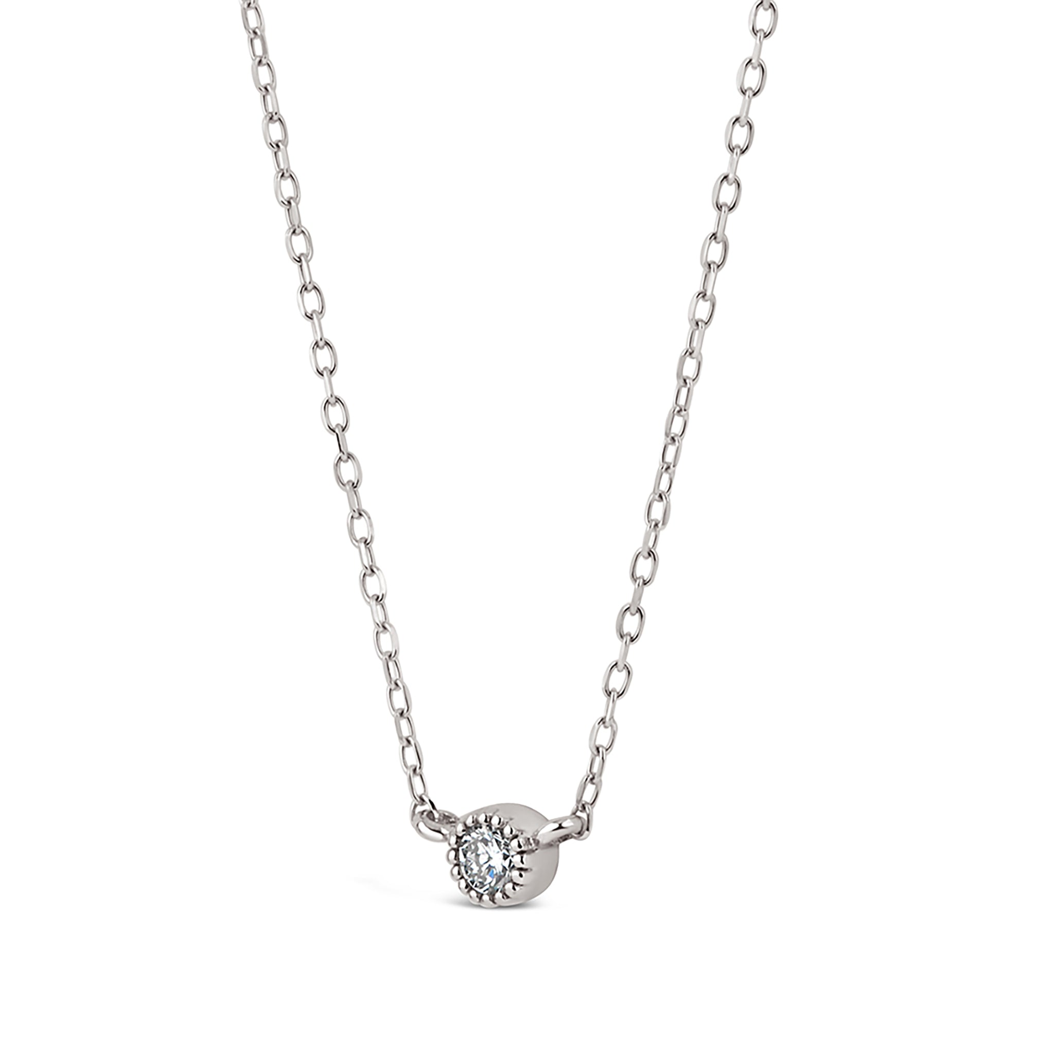 Jasmine Lab-Created Diamond Pendant - 9k White Gold Dinny Hall La Maison Couture 