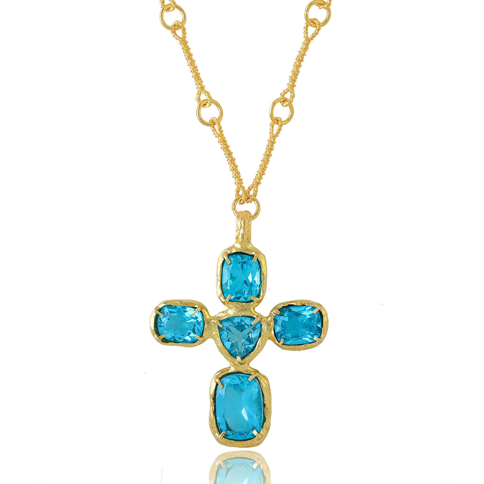 The Aurora Cross with Roman Chain Ece London La Maison Couture
