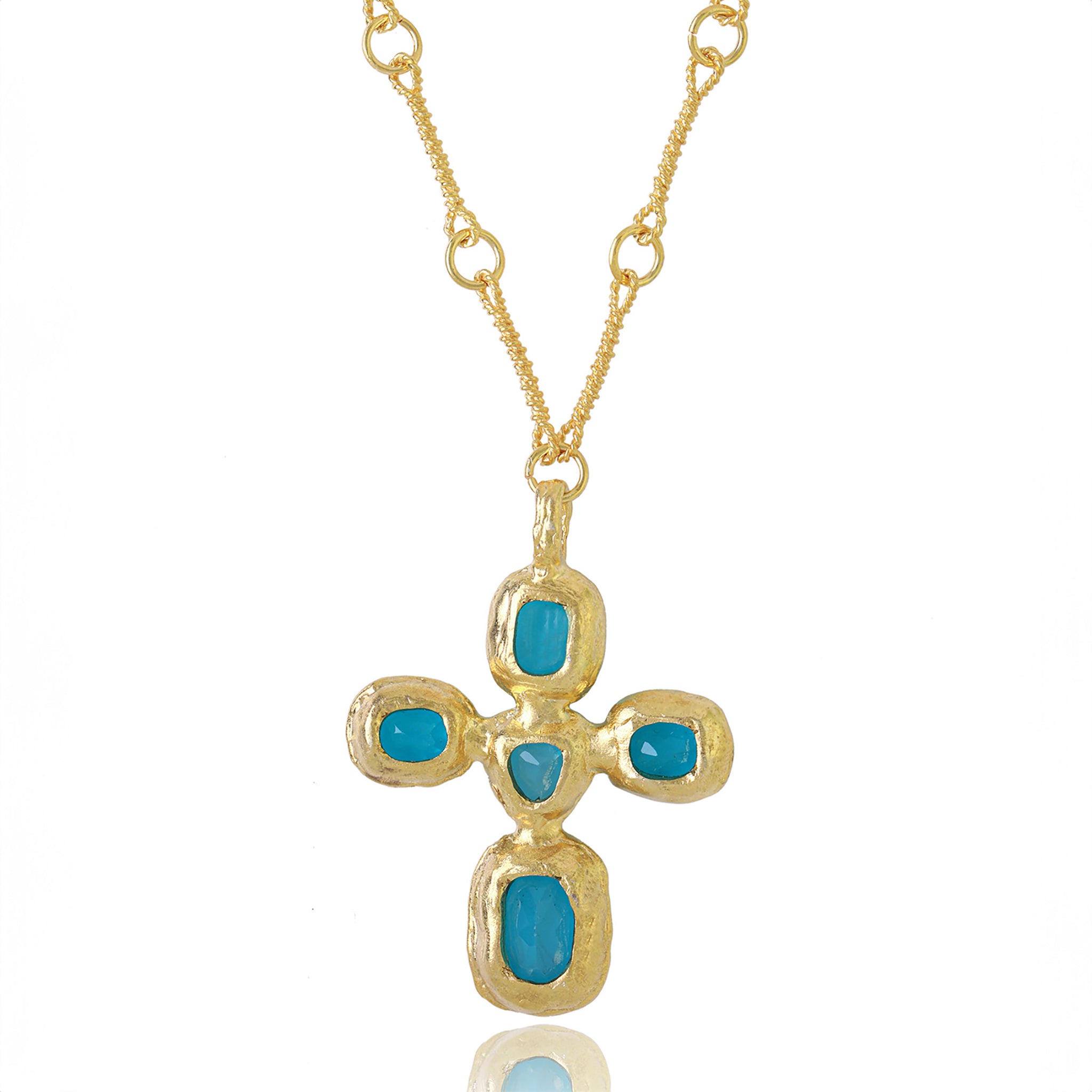 The Aurora Cross with Roman Chain Ece London La Maison Couture