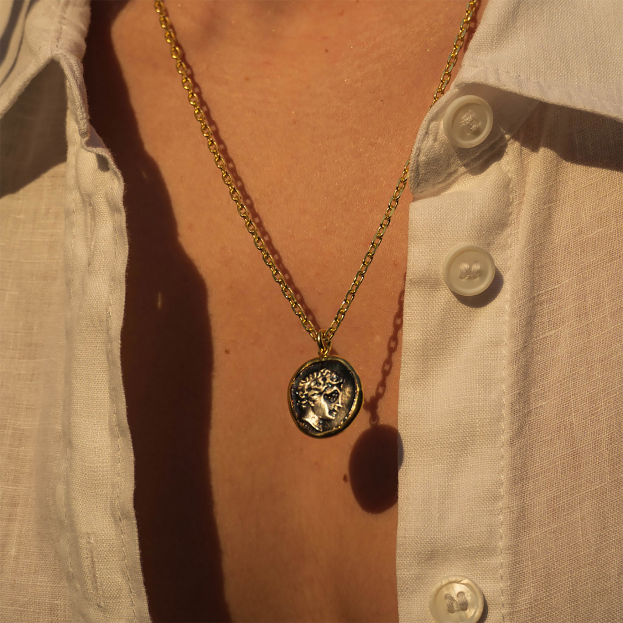 The Chariots Coin Necklace Ece London La Maison Couture