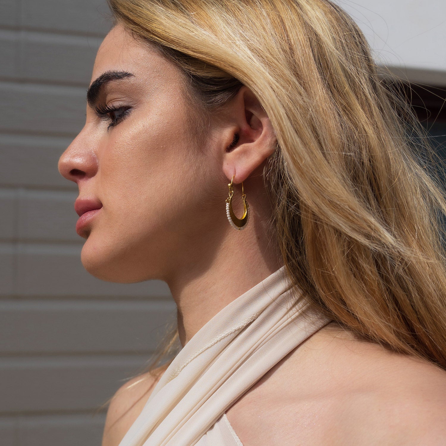 The Harmony Pearl Earrings Ece London Sustainable Jewellery La Maison Couture