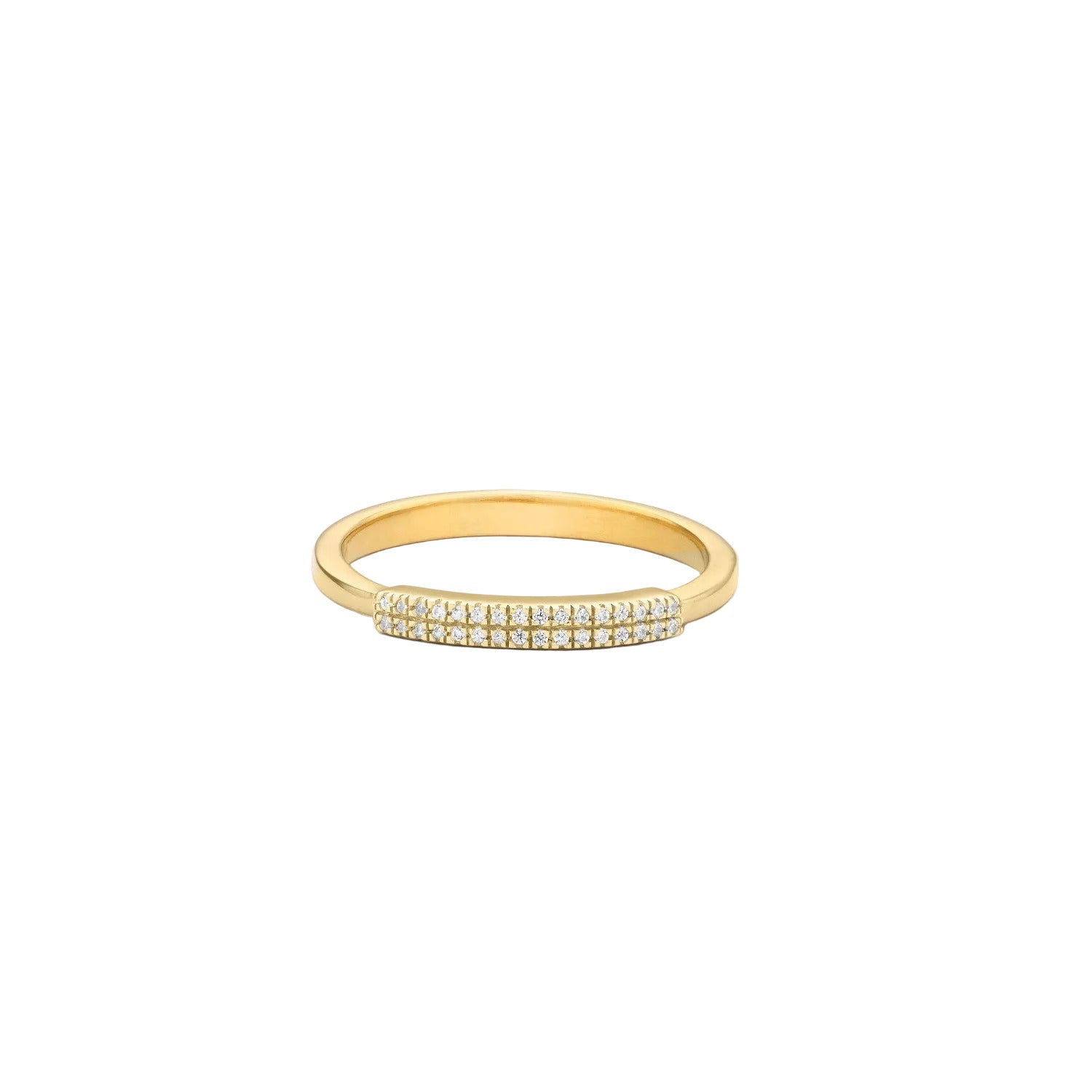 Bar None Stackable Ring