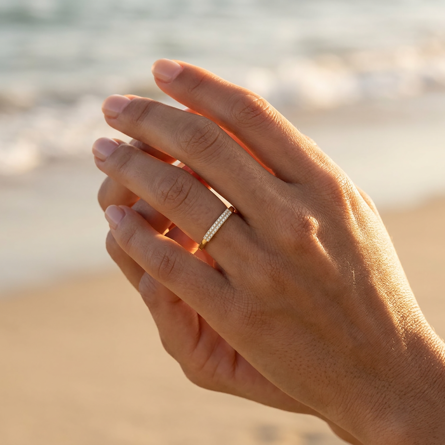 Bar None Stackable Ring