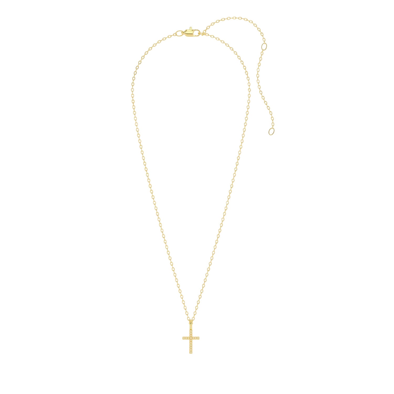 Believe Cross Pendant Necklace