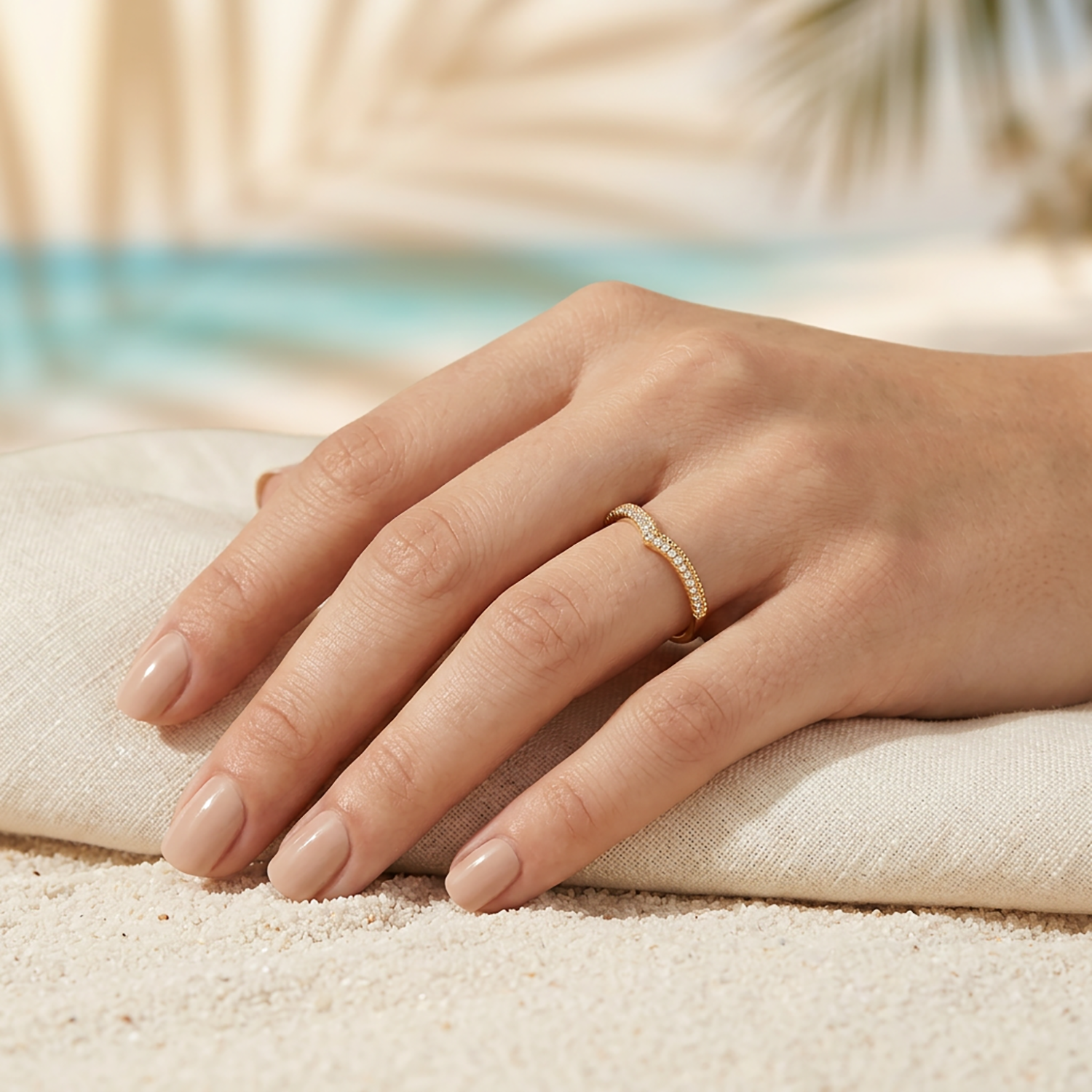 Climbing The Castillo Stackable Ring