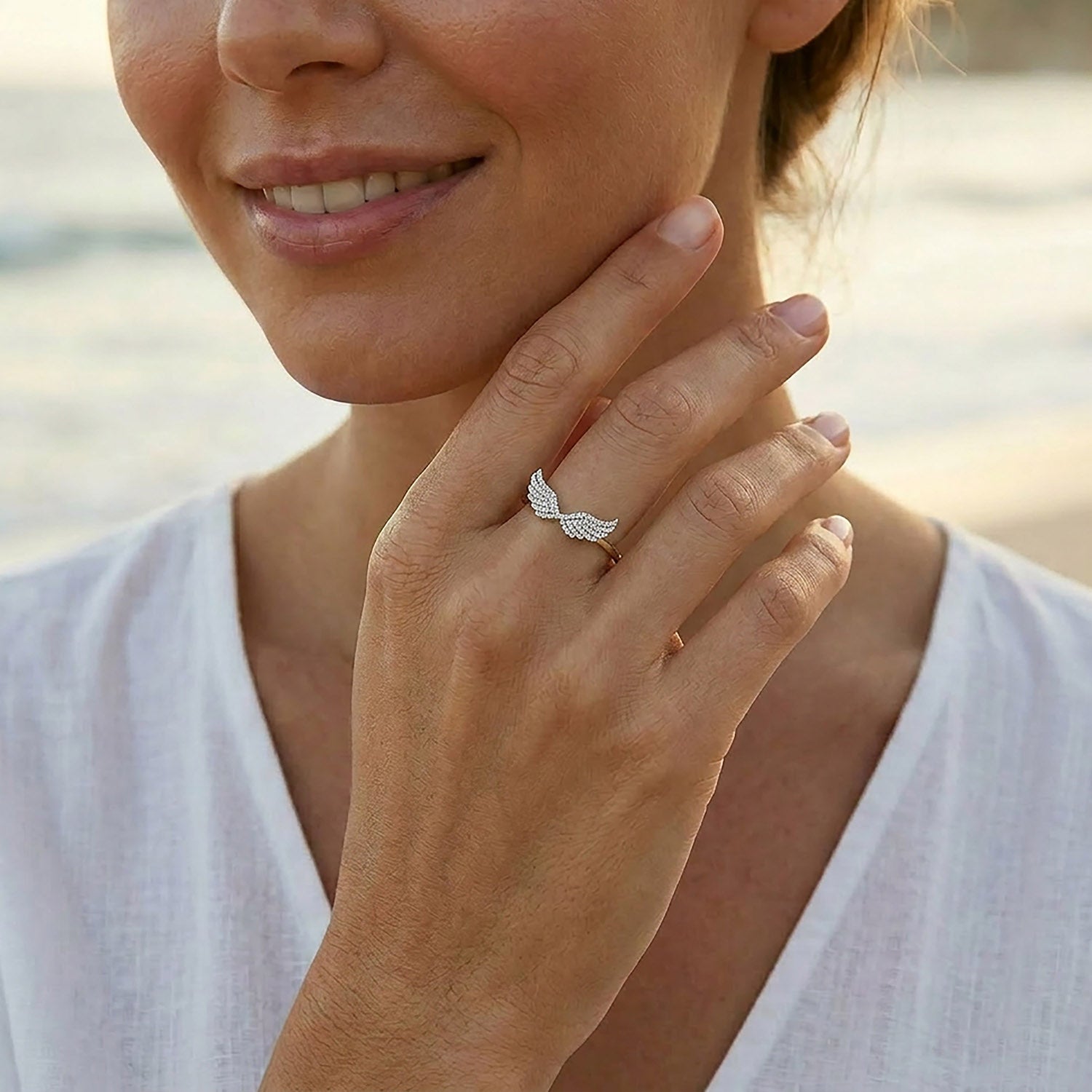 Fly Away With Me Statement Ring