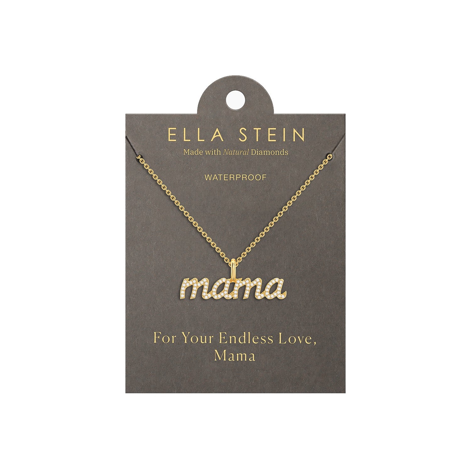 Love You Mama Pendant Necklace
